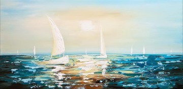 風景 Painting - 抽象的な海景026